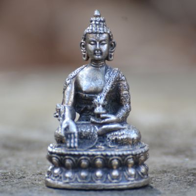 Buddha Small Silver Statue